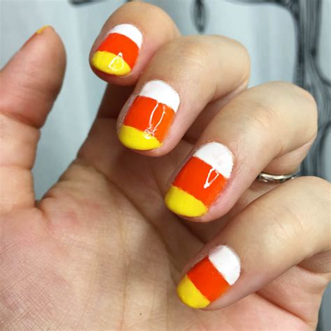 DIY Cruelty-Free Candy-Corn Nails for Halloween | PETA