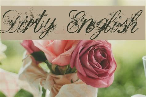 Dirty English Font - FFonts.net