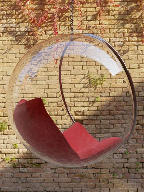 Подвесное кресло шар bubble chair - 98 фото