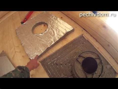 Проход дымохода через деревянное перекрытие - чрезвычайно важный узел ...