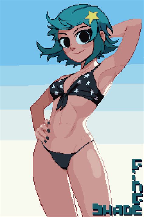 Ramona Flowers🌸 (gingeshade) [Scott Pilgrim Takes Off] : r/PixelArt