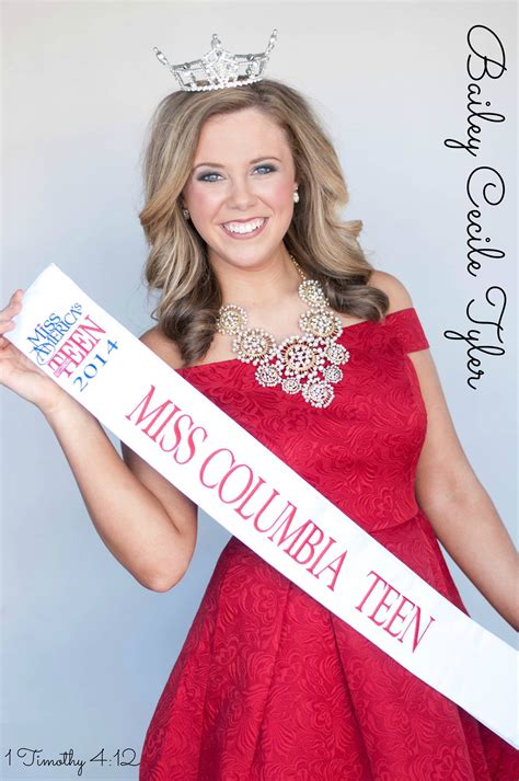 Miss Columbia Teen 2014 - Bailey Cecile Tyler