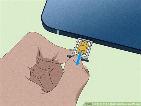how to put a sim card into a iphone