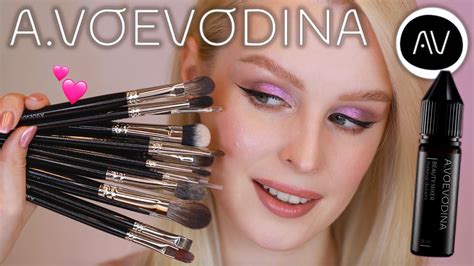 Обзор бренда A.VOEVODINA 🔥 Кисти для макияжа и бьюти миксер - YouTube