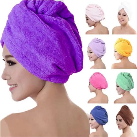 Toalha Para O Cabelo - Toalha De Cabelo Banho Toalha Grossa Mágica Para Secar Cabelo De ...