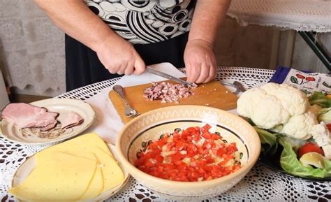 Салат из цветной капусты