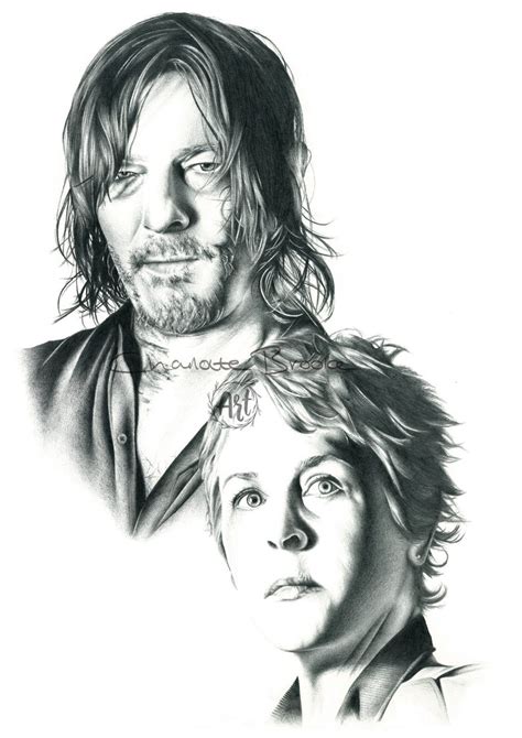 Walking Dead Drawings at PaintingValley.com | Explore collection of ...