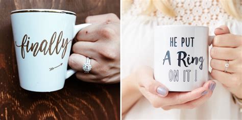 Engagement Announcement Coffee Mugs from Etsy | SouthBound Bride