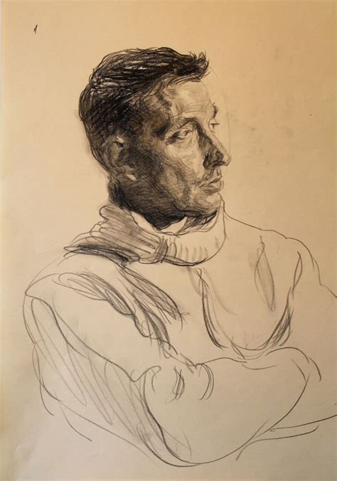 portrait of Vadim / портрет Вадима / drawing by Vitaly Yekleris ...