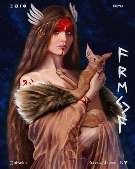 Freya aka Freyja Norse goddess in 2023 | Norse goddess, Freya goddess ...