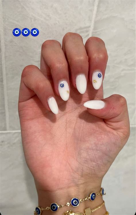 evil eye nails 🧿🧿🧿 | Evil eye nails, Nail art, Acrylic nails