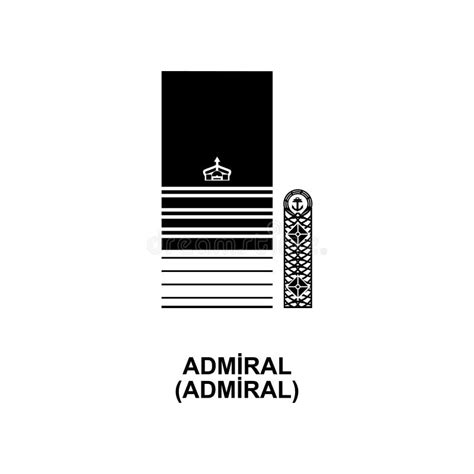 Admiral Rank Icon. Element of Germany Army Rank Icon Stock Illustration ...