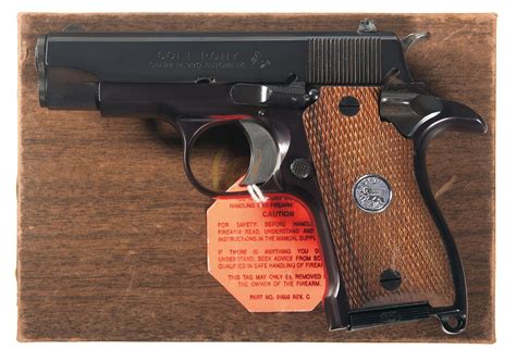 colt pony pre production semi automatic pistol  box rock island