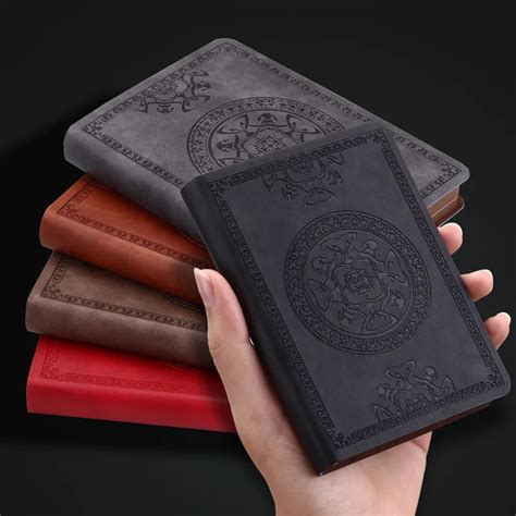 Портативный винтажный блокнот из ПУ | AliExpress