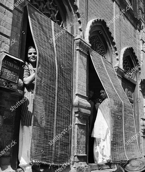 Circa 1946 Indian Prostitutes Peeking Out Editorial Stock Photo - Stock