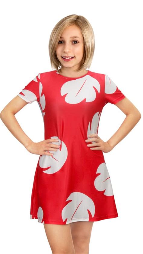 Vikidoky Kids Lilo Pelekai Cosplay Dress Lilo & Stitch