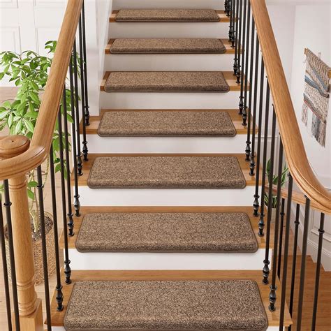 "PURE ERA Carpet Stair Treads Set of 14, Non Slip, Self Adhesive, 9.5