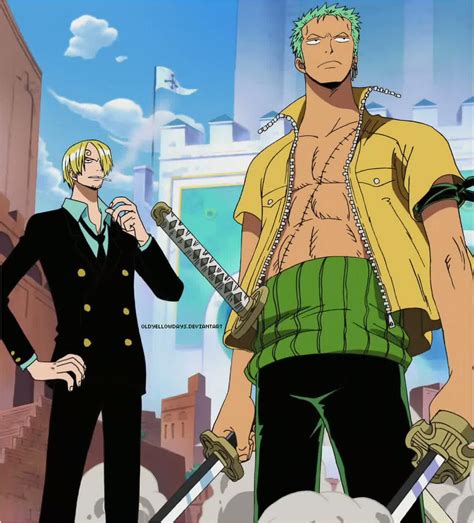 Zoro and Sanji by oldyellowdays on DeviantArt