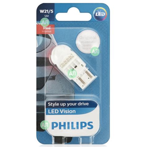 Philips W21/5W Vision LED - 12835REDB1 Светодиоды купить в интернет ...