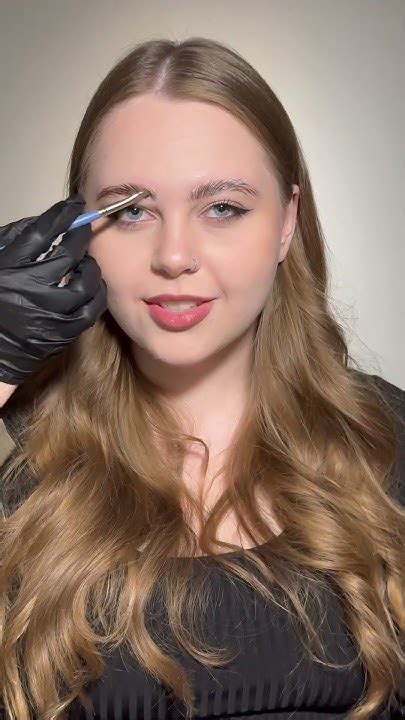 Долговременная укладка и окрашивание бровей #брови #makeup #лами # ...