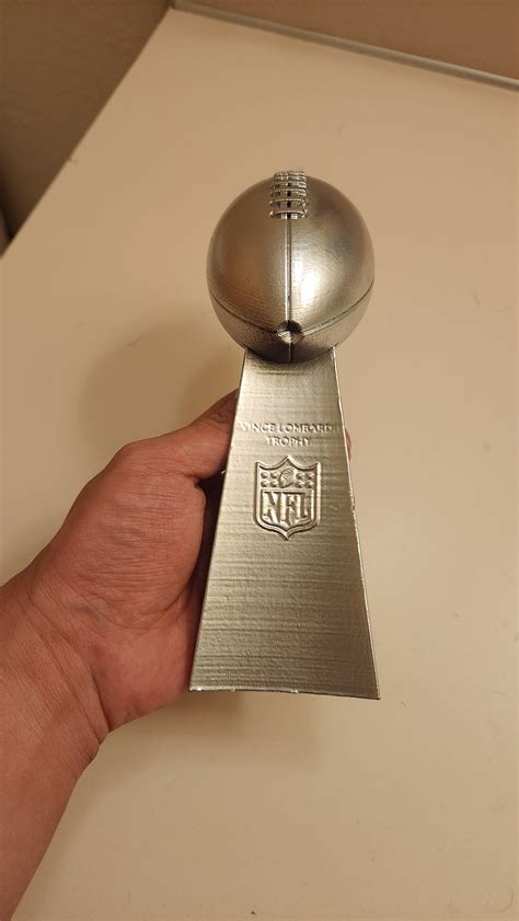 3D print NFL SUPERBOWL VINCE LOMBARDI TROPHY REAL SIZE • made with ...