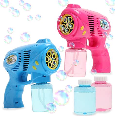 Amazon.com: Bubble Guns for Kids and Toddlers, Dino Bubble Gun 2 Pack