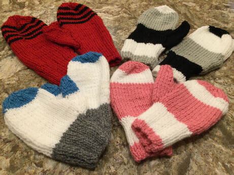 knitting  needle mittens