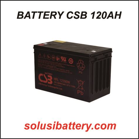 BATTERY UPS CSB GP12120, battery csb 12V 12Ah