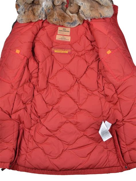 Женская аляска-пуховик PARAJUMPERS KODIAK red, купить в Интернет ...