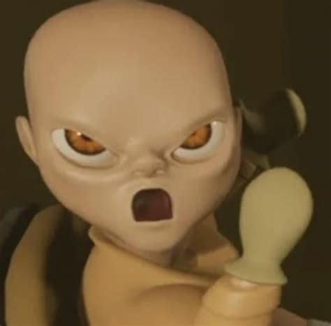 baby  yellow  angry meme face angry baby  yellow ash yellow