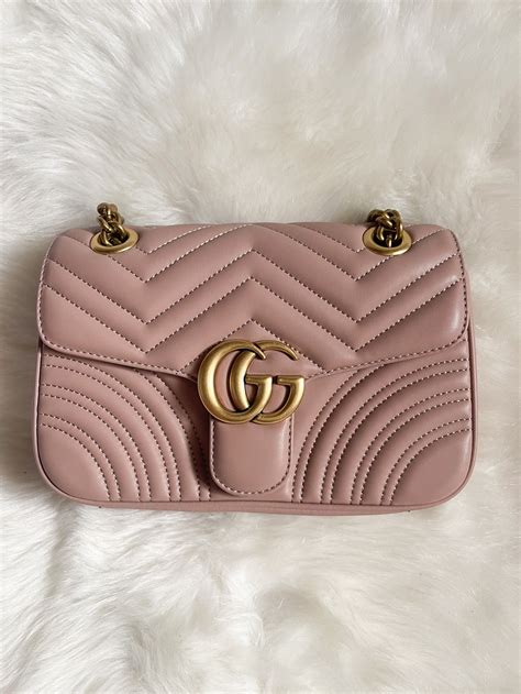 GG Nude Pink Sling Bag, Luxury, Bags & Wallets on Carousell