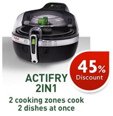 Cheap Tefal ActiFry 2-in-1 Airfryer - 6 Portions 1.5 Kg Capacity, Only ...