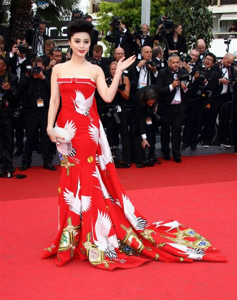 Fan Bingbing Crane Dress
