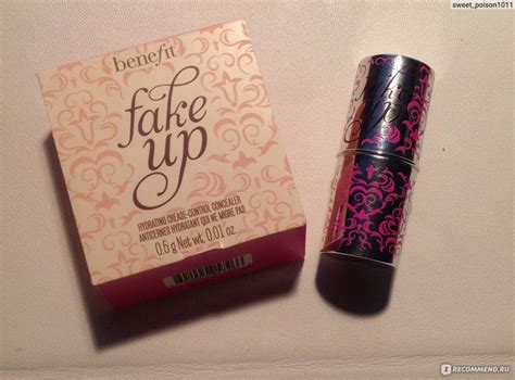 Консилер Benefit Увлажняющий Fake Up - «для жирной кожи НЕТ, для сухой ...
