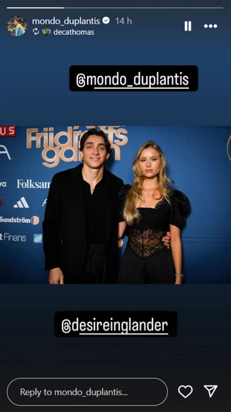 Mondo Duplantis and fiancée Desire Inglander steal the show in all