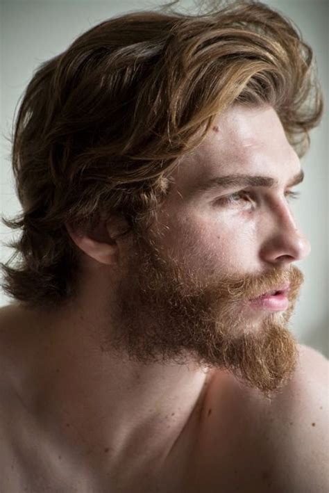 Pin on Faces | Long hair styles men, Ginger hair men, Hair and beard styles