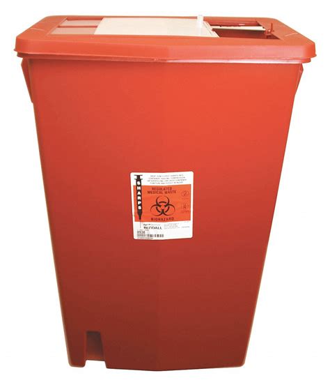 Sharps Container, 18 gal Capacity, Sharps Container - 204N94|SRSL100938 ...