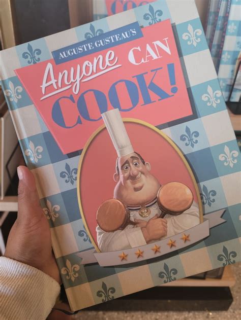 Disney WDW Auguste Gusteau's "Anyone Can Cook!" Recipe Notebook - Walmart.com