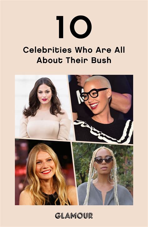 10 Celebrities Who Are All About Their Bush | Celebrities, Celebrity
