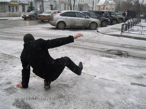 Осторожно, гололёд! (28 фото) » Just one MIN