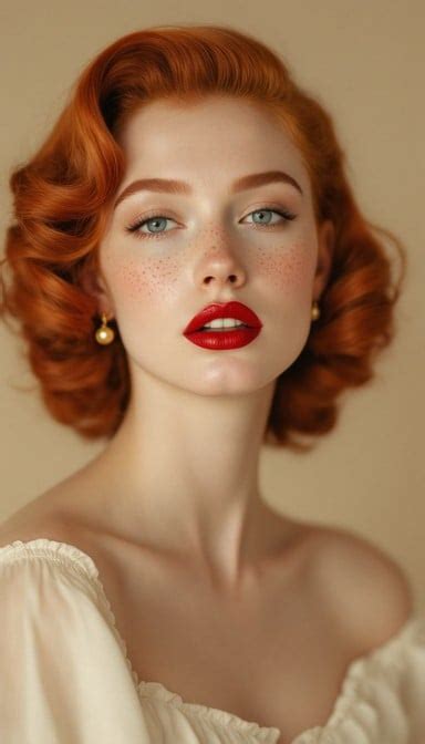 Free Vintage Redhead Beauty Image - Vintage, Redhead, Glamour ...