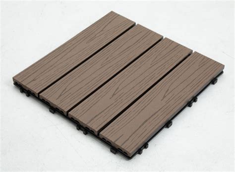 Wood-plastic composite co-extruded small outdoor plastic wood floor ...