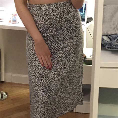 midi length brandy melville skirt  flattering  depop