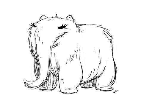 Snuffleupagus Drawing Coloring Pages