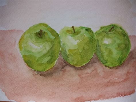 Apples (another still life) : watercolor101