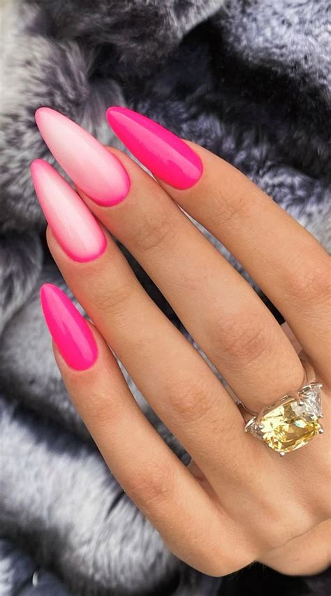 45+ Neon Hot Pink Nails To Try Out Right Now | Chasing Daisies