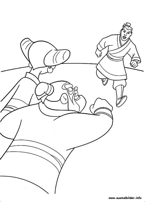 Mulan malvorlagen