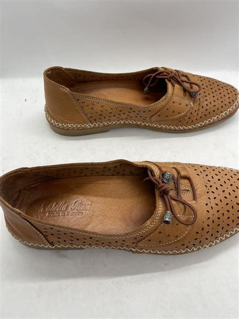 Isabella Rossi Women’s Size 40 Or 9 Tan Flat Boat Shoes | eBay