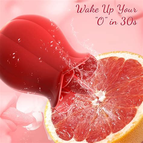 Women's Rose Tongue Licking Masturbation Device Simulation Electric Si