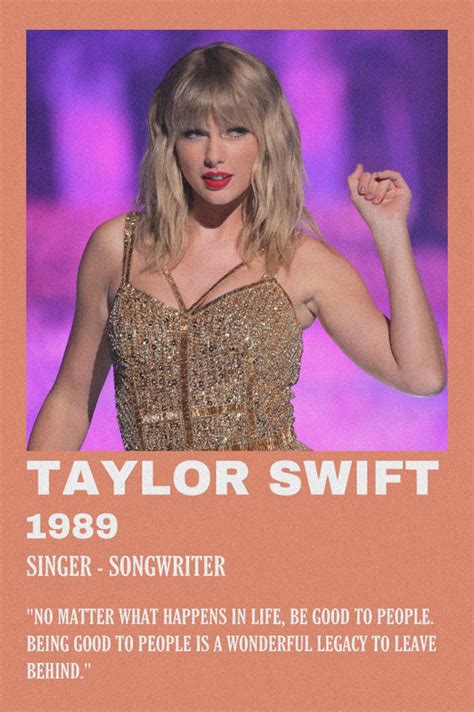 Taylor Swift By scarlettbullivant | Movie posters minimalist, Singer ...